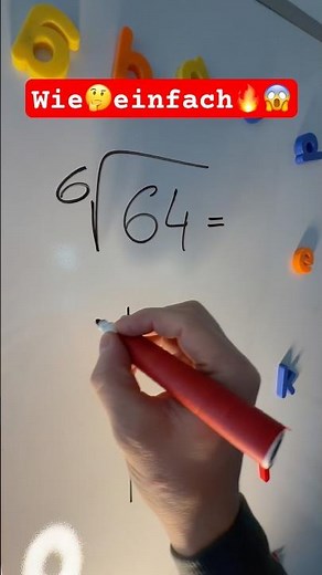Wurzeln berechnen so einfach🤔 #maths #mathematica #matematika #mathematics #tricks