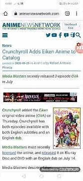 Crunchyroll Adds Eiken Anime to Catalog
