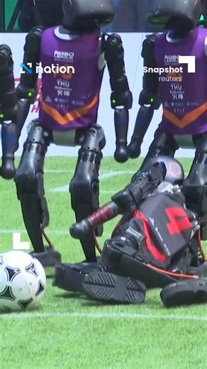 3K views · 13 reactions | China’s first fully autonomous 3v3 AI robot...