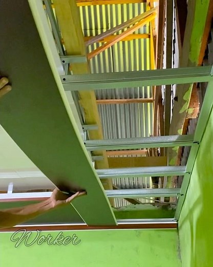 installing PVC ceiling in the side area