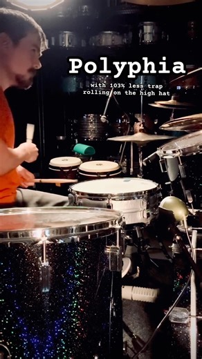 Take a hard intro and make it harder? #drums #drumcover #drumming #drumfill #progrock #polyphia