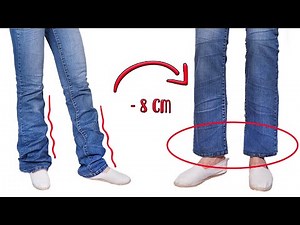 Amazing sewing trick - how to hem jeans while keeping the original hem!