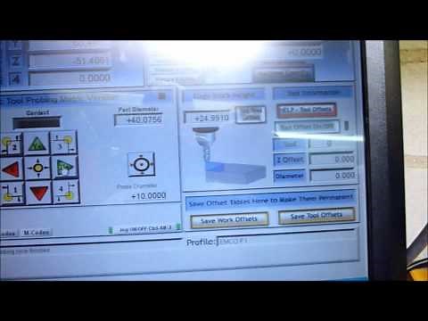 EMCO F1 CNC Probing with MACH3