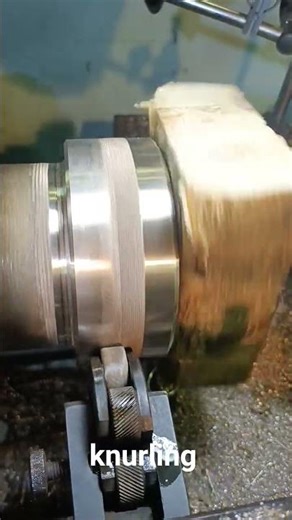Making knurling on lathe machine #fitter #machinist #automobile