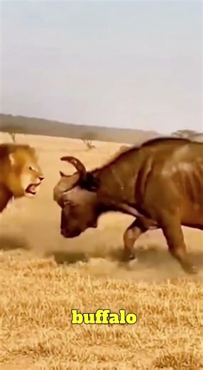 Epic Lion vs Buffalo Battle | Wild Survival Moment Caught on Camera