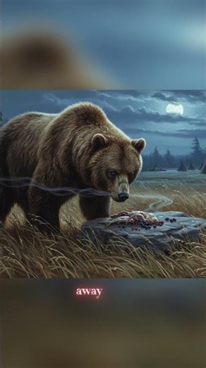 How Native Sleep safely in bear country #shorts