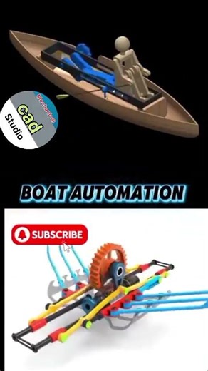 BOAT AUTOMATION #🥶 #engineering #autocad #shortvideo #foryou #engineblock #automobile #1million