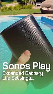 Sonos Play - Extended Battery Life Settings #sonos