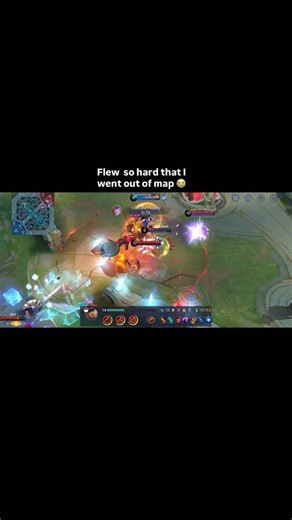Flew Out of the map😭 | #mlbbshorts #mobalegends5v5 #moba5v5