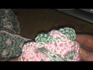 Alternating Shell Stitch Edging