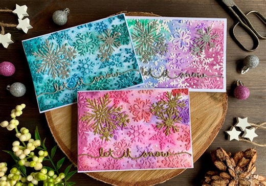 Use Any Embossing Folder With Perfect Pearls And Make A Beautiful Greeting Card   VIDEO