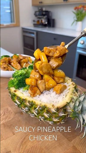 SAUCY PINEAPPLE CHICKEN