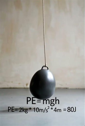 How to calculate potential energy #P E💯