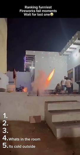 Ranking funniest fireworks fail moments😭😭