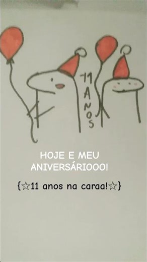 {☆11 anos! ☆} #art #music #drawing #memes