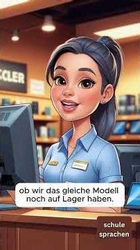 Defekter Artikel im Geschäft – Nützliches Deutsch-Dialogbeispiel zum Umtauschen 🇩🇪 | #virtualsansar