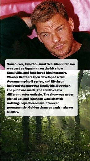 Alan Ritchson Played Aquaman—Then The Spinoff Went To Someone Else