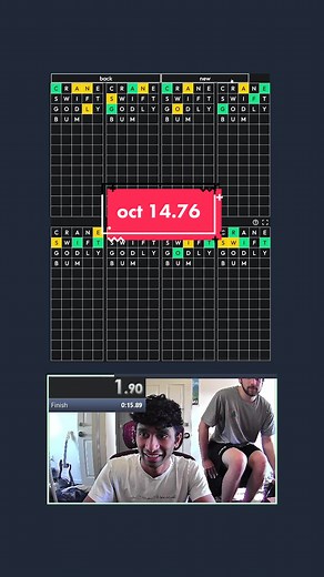 some more octordle PRs coming we are gonna try duotrigordle and maybe kilordle as per popular demand on stream soon so stick around #fyp #wordle #quordle #quordlespeedruns #octordle #octordlespeedruns #twitch #twitchclips