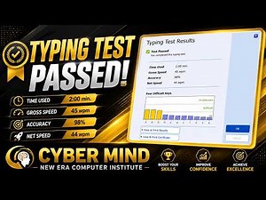 45 WPM Typing Speed Test | 98% Accuracy | Beginner to Pro Typing Practice