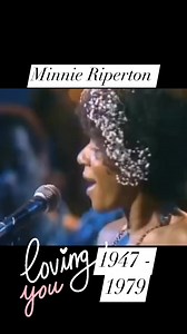 Remembering Minnie Riperton, who was best known for her No1 1975 hit 'Lovin' You'. In early 1976 Minnie was diagnosed with breast cancer. She underwent a mastectomy but the cancer came back. Despite this, she went on recording and touring. In 1977 she became a spokesperson for the American Cancer Society, and in 1978 she received the American Cancer Society's Courage Award which was presented to her at the White House by President Jimmy Carter. Minnie died July 12, 1979 - she was just 31. | Mark