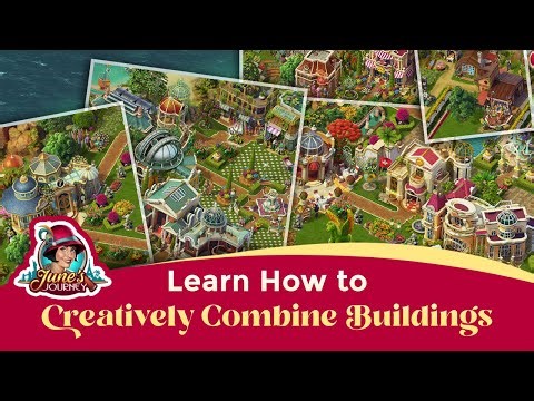 How to Combine and Display Different Buildings in June's Journey