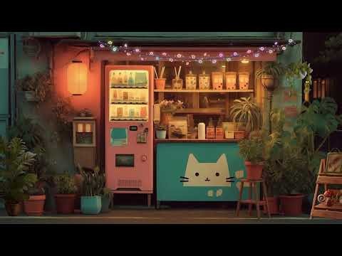 🧋✨ Night Time Boba Shop 🧋 Music You Can Relax and Study To