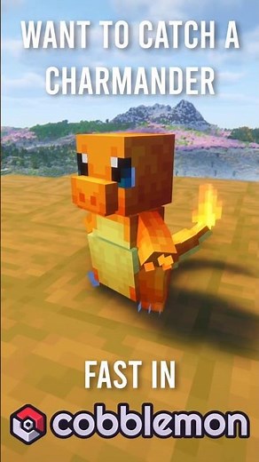How to Find Charmander FAST in Cobblemon 1.7! #cobblemon #minecraft #pokemon