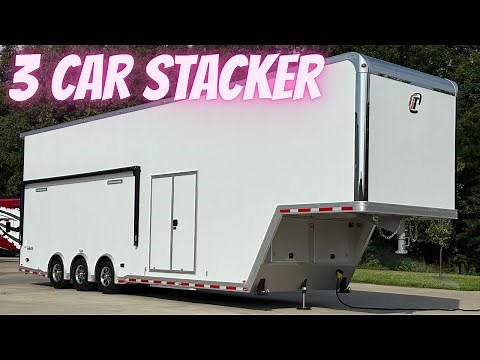 2024 Intech 38’ Stacker Three Car Trailer