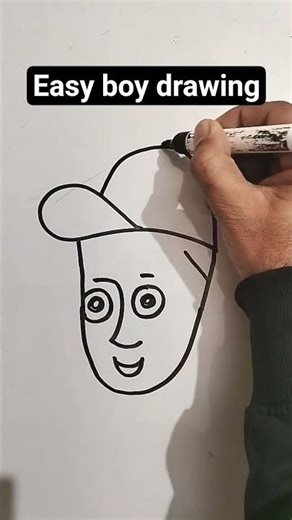 easy boy face drawing