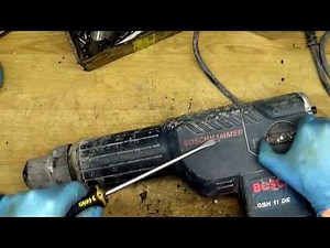 Bosch GBH 11 DE disassemble Need new o rings, gears, grease, hammer I Handyman