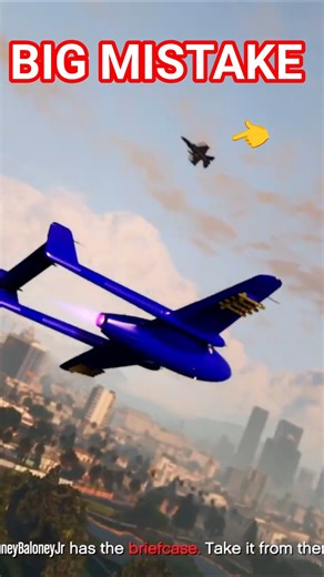 Why you NEVER Sneak Attack a Buckingham Pyro in GTA Online ✈️💥#shorts