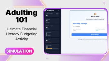 Adulting 101: The Ultimate Financial Literacy Budgeting Simulation (Web Game)