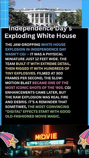 Independence Day’s Exploding White House #IndependenceDayTrivia #MovieFacts #90sMovies