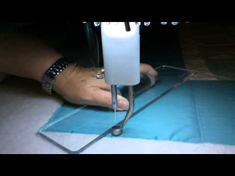 How to Quilt Piano Key Filled Ruler Work