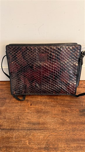 Vintage Fendi Snakeskin Purse – Authentic Fendi Roma | Made in Italy | 8 X 6 Inch Exotic Leather Bag - Etsy