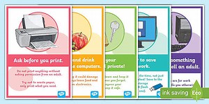 Computing Area Reminder Posters Pack