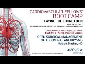 Open Surgical Management of Abdominal Aneurysms (Malachi Sheahan, MD)