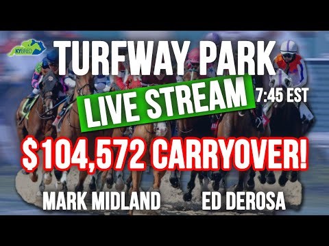 $104,000 late pick 5 carryover Turfway Park livestream