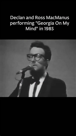 In honor of Ross MacManus’s birthday, here’s Elvis and his Dad performing “Georgia on My Mind”. | Elvis Costello