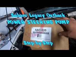 1994-1999 Subaru Legacy Outback Power Steering Pump Replacement Step-by-Step