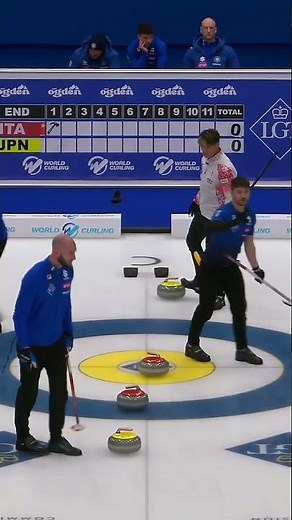 POV: Your first stone of the game is a stunner! #curling