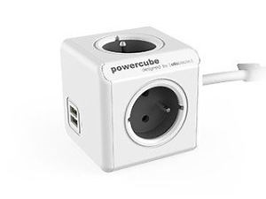 [Hot Item] Power Cube Socket, Extended Power Cube Socket, 1.5m/3m Cable, France, Green/Blue/Red/Grey