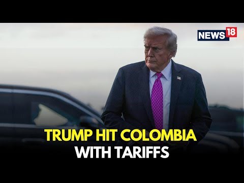 TRUMP HITS COLOMBIA WITH NEW TARIFFS | US-LATIN AMERICA TRADE WAR LIVE | Trump Colombia | N18G