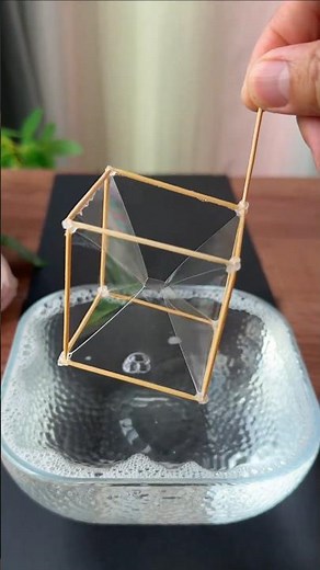 Square Bubble Experiment 😱 | How to Make a Square Bubble at Home 🧪✨ | Amazing Science Trick #Shorts