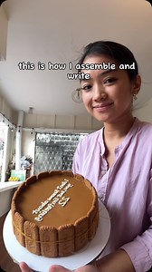3.5K views · 510 reactions | writing or piping dedication on cakes can be really challenging. But everything can be done thru practice and little bit of courage 珞 #cakedecorating #lotusbiscoffcheesecake #biscoff #cheesecake #piping #lotusbiscoff #reels #reelsfb #reelsig | Aly's Cookie Corner MNL | Facebook