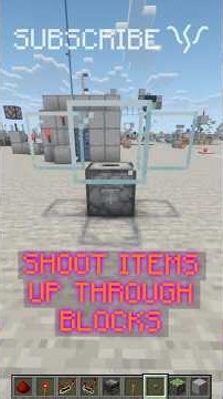SENDING ITEMS upwards using SOLID BLOCKS AND DROPPERS! | Redstone with PsiVolt #minecraft #redstone