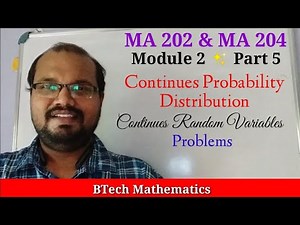 Continuous Random Variables Problems | S4 Mathematics | Module 2 (Part 4) | KTU BTech