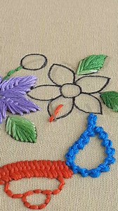 13K views · 192 reactions | Fishbone stitch new easy tutorial #embroidery #embroideryabc | Basic Embroidery ABC | Facebook