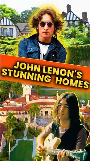 Inside the Luxurious Homes of John Lennon | Beatles Legend's Lavish Lifestyle #shorts #johnlennon