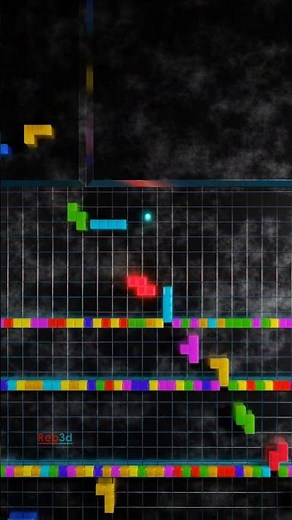 Tetris Animation #blender3d #3drender #animation